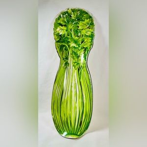 Vtg Celery Stalk Stotter Settings Serving Tray Dish Plate Melamine Melmac